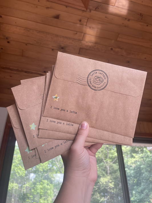 Latte Letters✉️☕✨ - Monthly Art Print Club