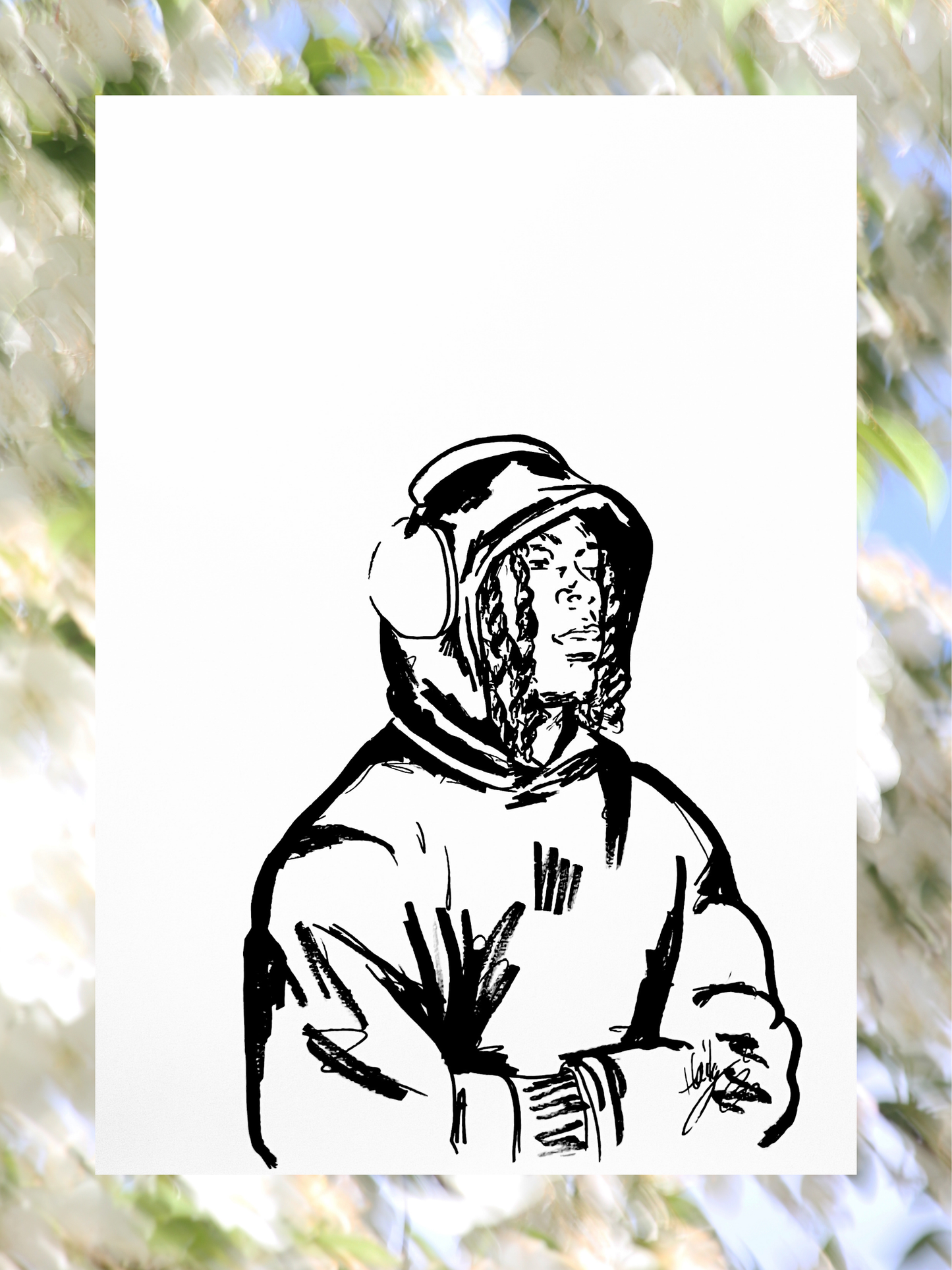 Commission Sharpie Drawing